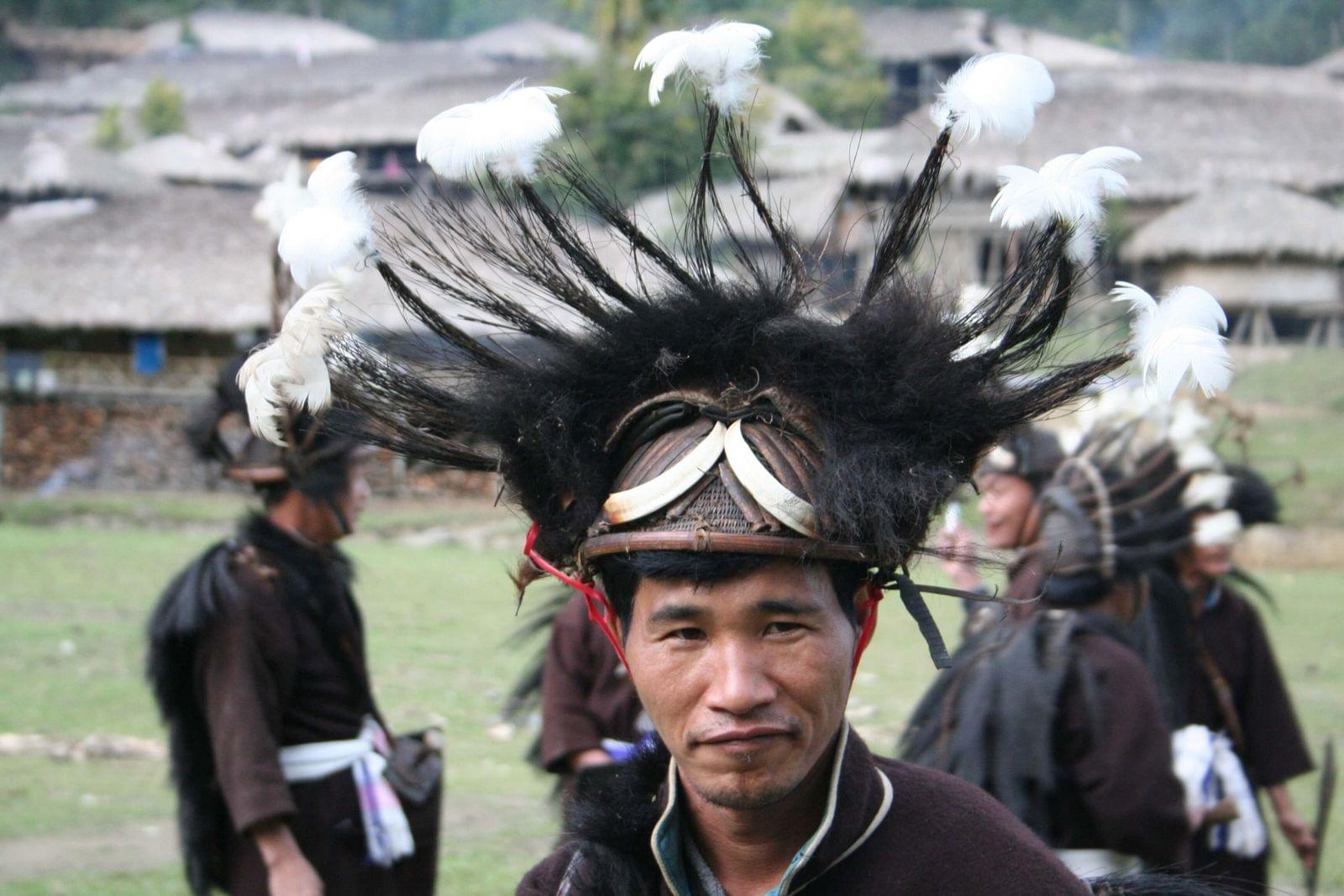 Adi Tribal Man - Tribal Tour of Arunachal Pradesh