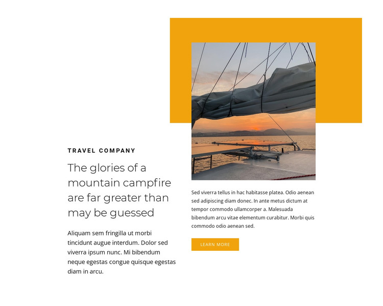 Yachting HTML Template