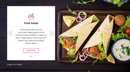 Fresh Salads WordPress Template