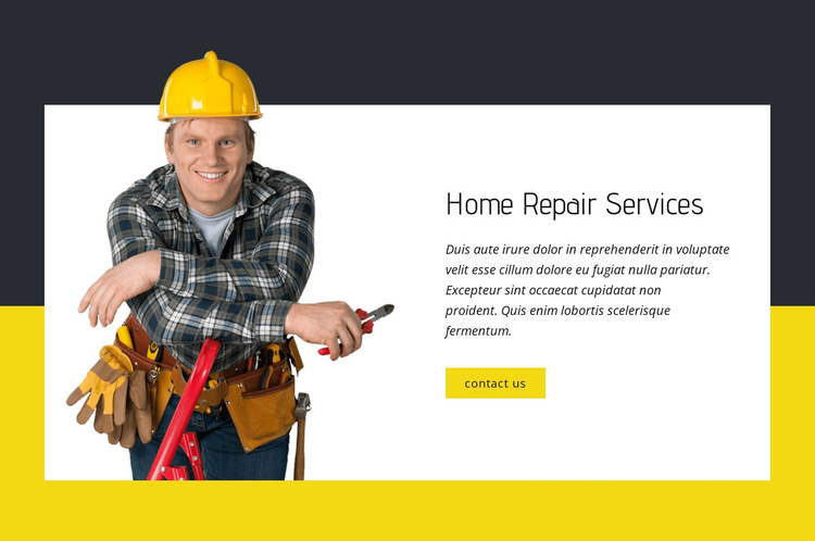 Home repair experts Joomla Template