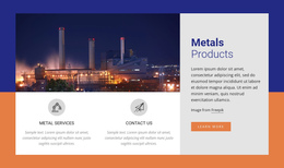 Metals Products Social Media Templates