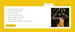 Fashion Tabs WordPress Template