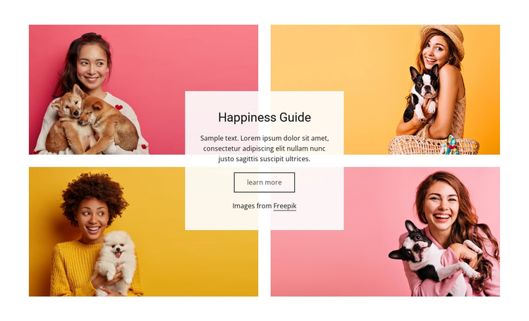Happiness guide HTML5 Template