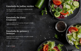 300 Comida y restaurante Plantillas HTML