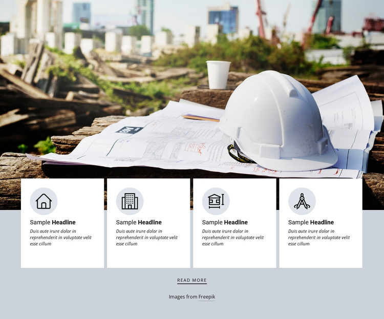 Uniqueness of architecture agency Joomla Page Builder