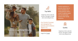 Family Coaching Course Html Code Template