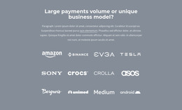 Who Do We Work With Html Web Site