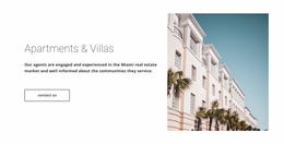 Apartments And Villas Free Css Shopify Theme