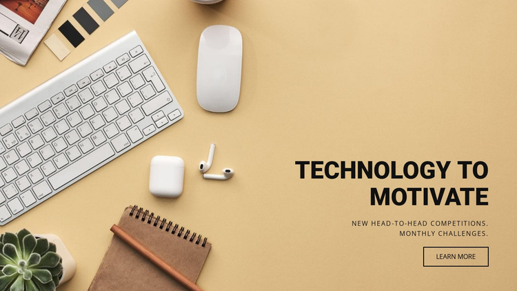 Motivating technology Joomla Template