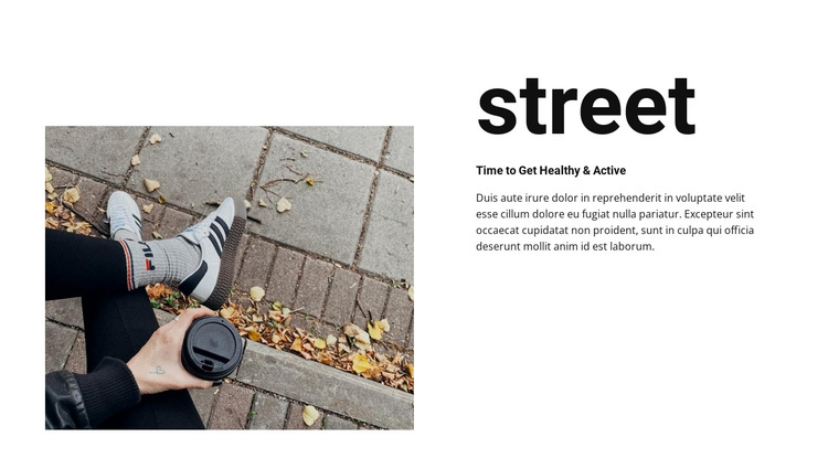 Coffee on the street HTML5 Template