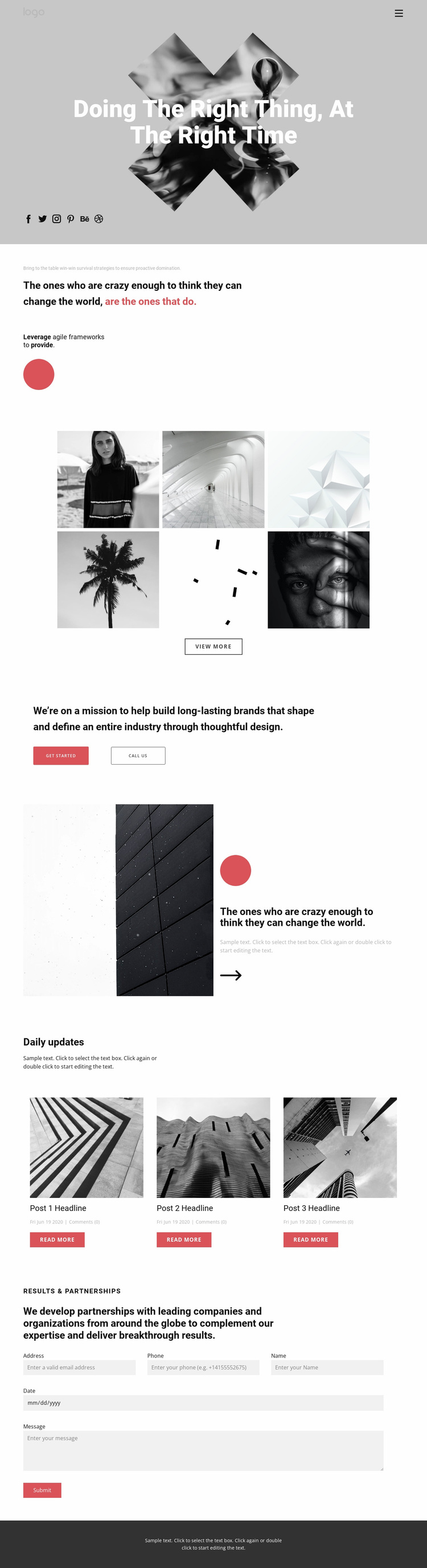 Ideas In Creative Portfolio Website Design