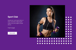 Sports, Hobbies And Activities Website Creator