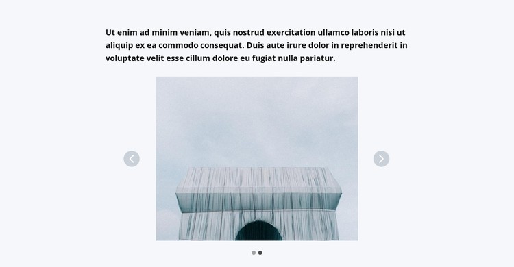 Slider with architecture CSS Template