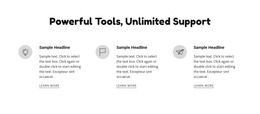 Powerful Tools And Support