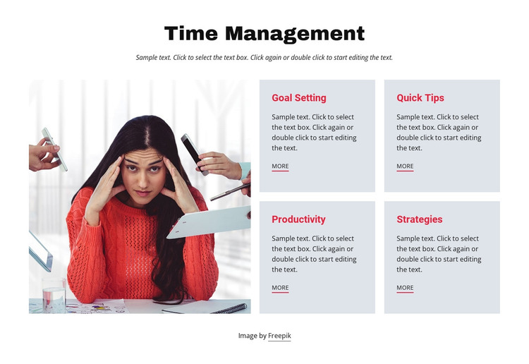Time management cources WordPress Theme