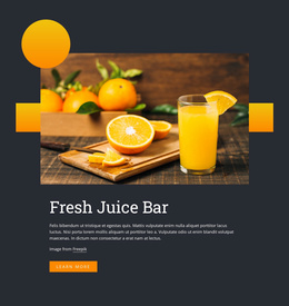 Fresh Juice Drink Html Templates And Logo Maker