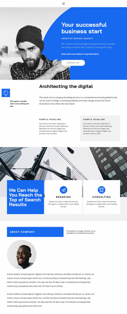 How to optimize work Website Template