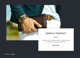 Watch Product Details Website Inspiration