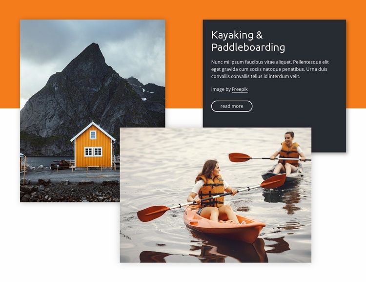 Welcome to lake resort Website Template