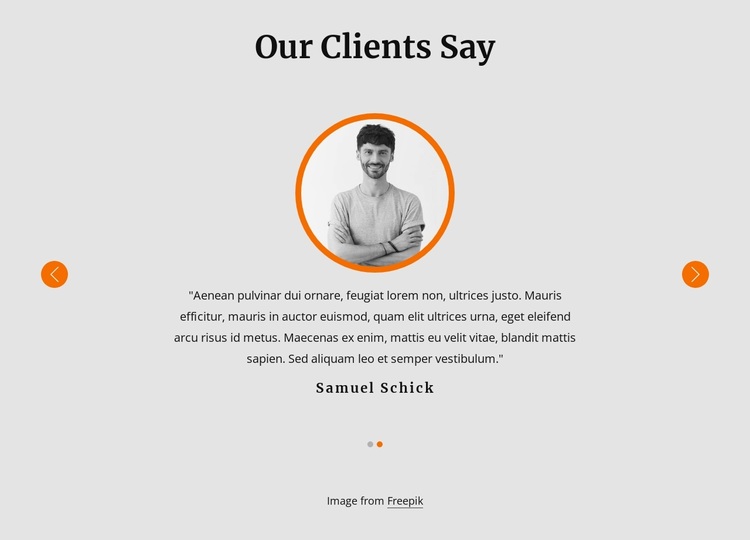 View our client testimonials Joomla Page Builder
