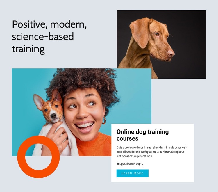Modern science-based training HTML Template
