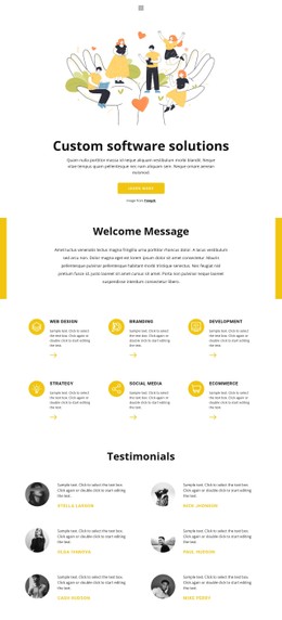 Software CSS Templates