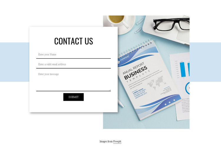 html contact us template