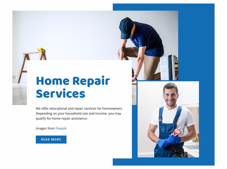  Home renovation services Html Website Builder