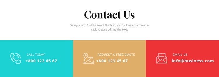 Contact our business CSS Template