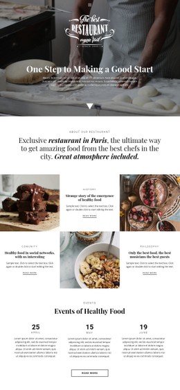 300 Food & Restaurant CSS Templates