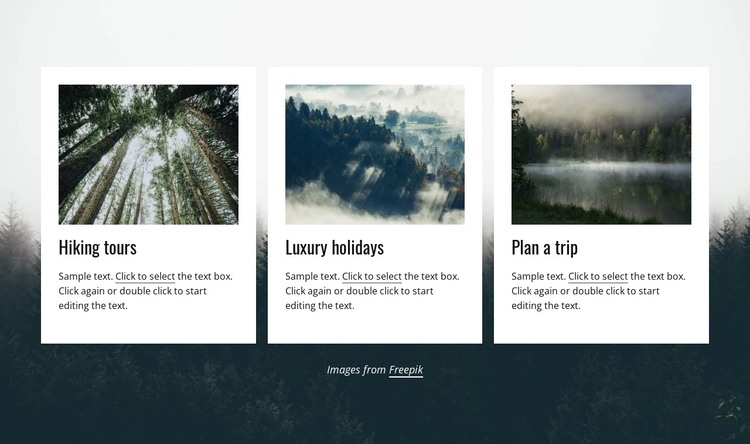 Every traveler is unique HTML Template