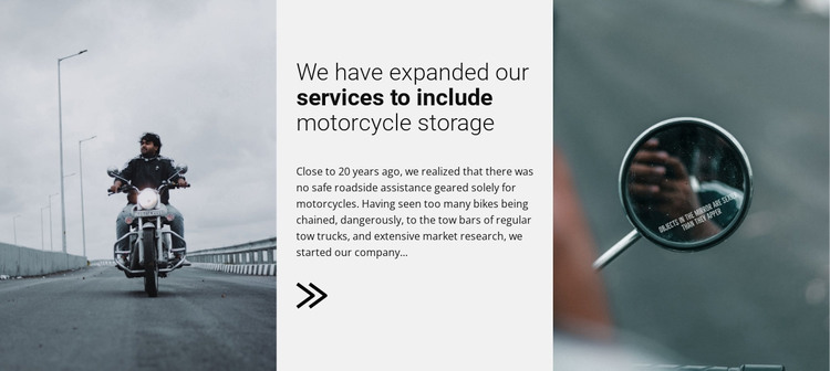 Motorcykles servises WordPress Theme