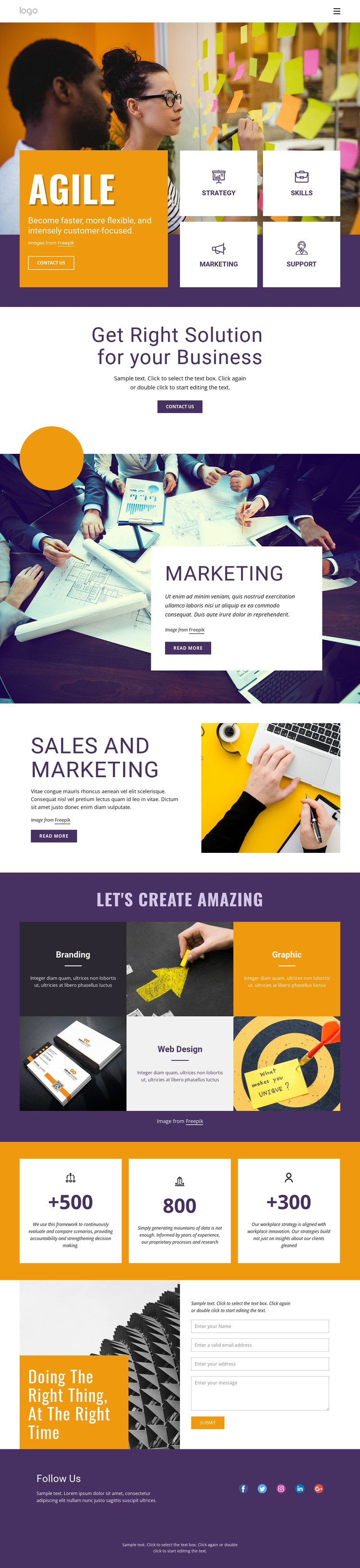 IT business services HTML Template