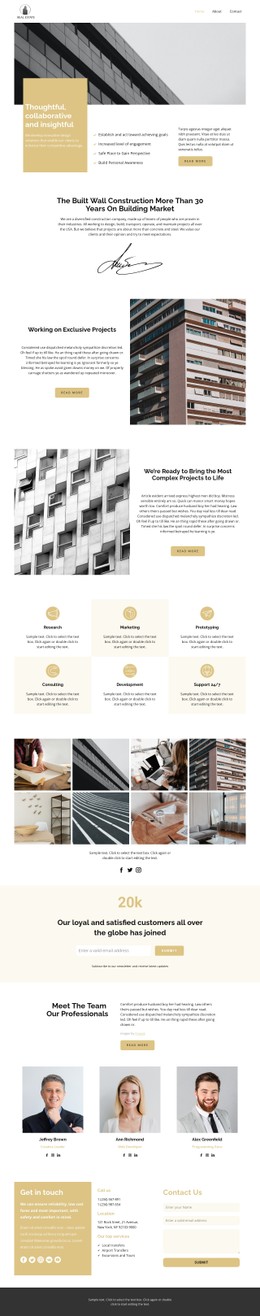 340 Architecture & Building CSS Templates