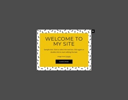 Modal Popup Website Templates