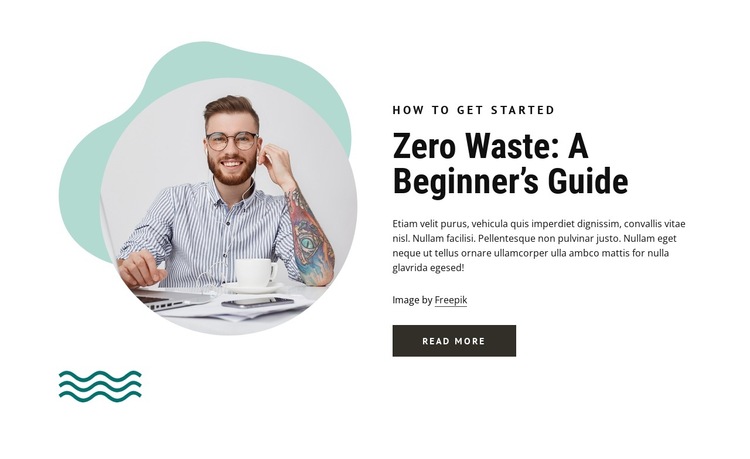 Zero waste guide HTML5 Template