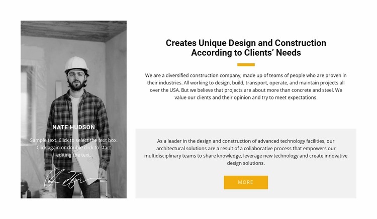 Chief engineer about the project WordPress Website Builder