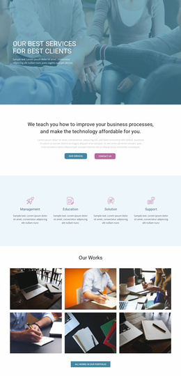 Services Website Templates
