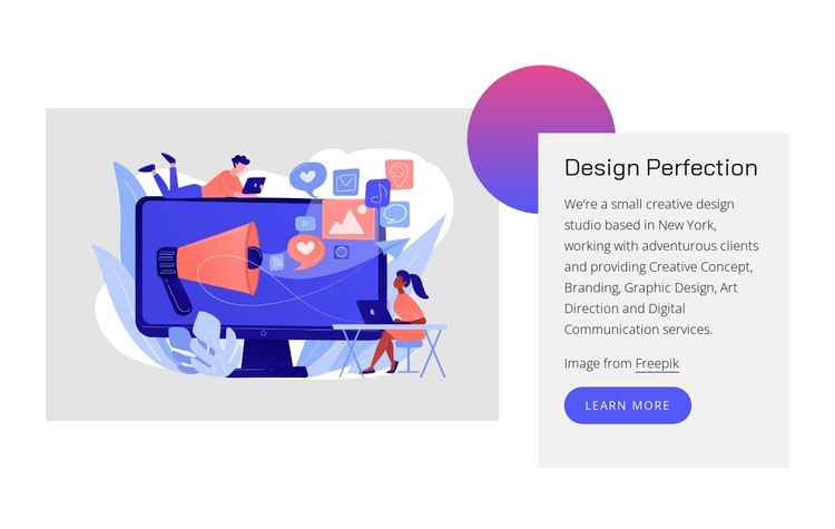Design perfection WordPress Theme