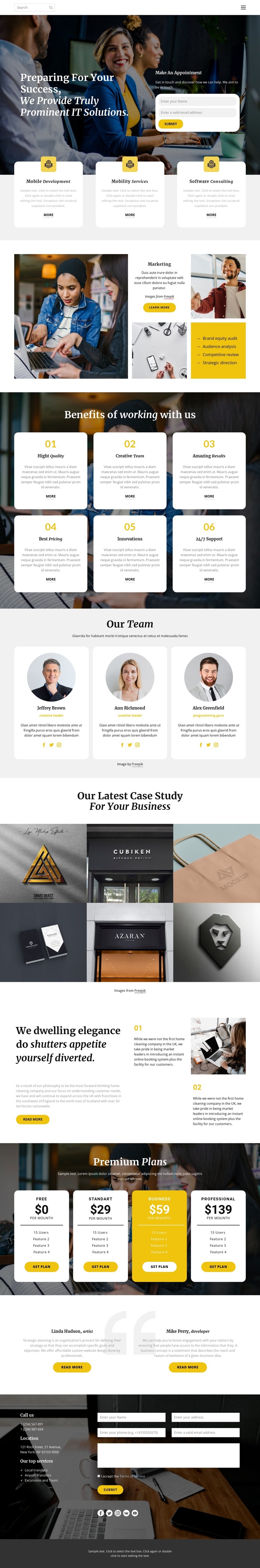 Joint-stock company HTML5 Template