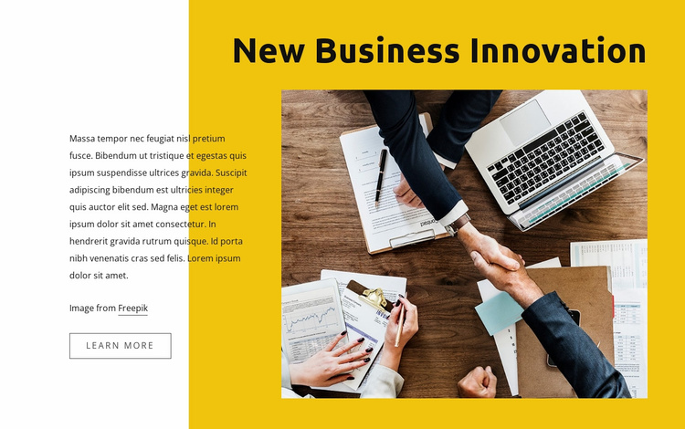 Business law innovations Website Template