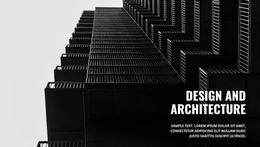 Strong Dark Architecture Included Personal Cms