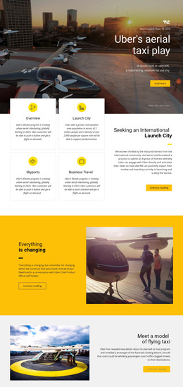 Uber Website Templates