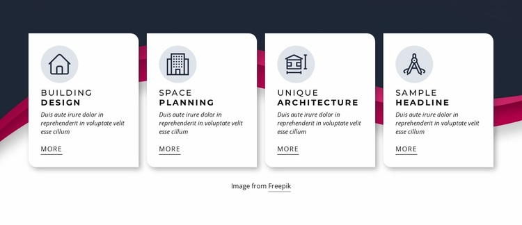 Unique architecture Website Design