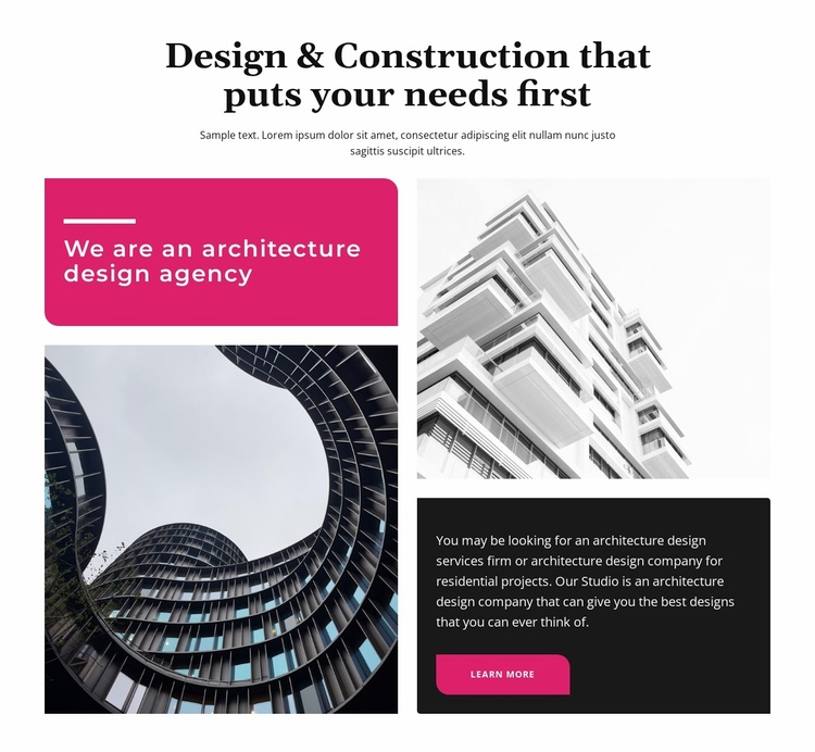 Design and construction Website Template