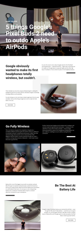 Pixel Buds 2 Open Technical View