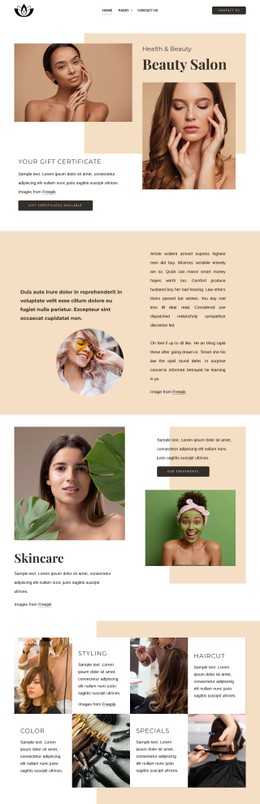 410 Fashion & Beauty CSS Templates