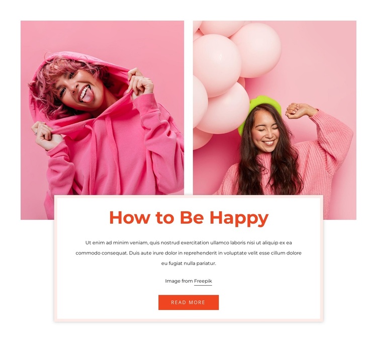 How to be happy Joomla Page Builder