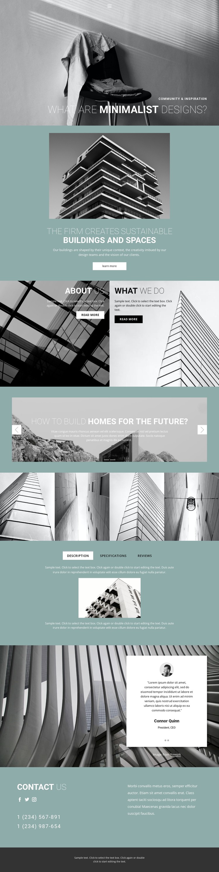 Perfect architecture ideas CSS Template