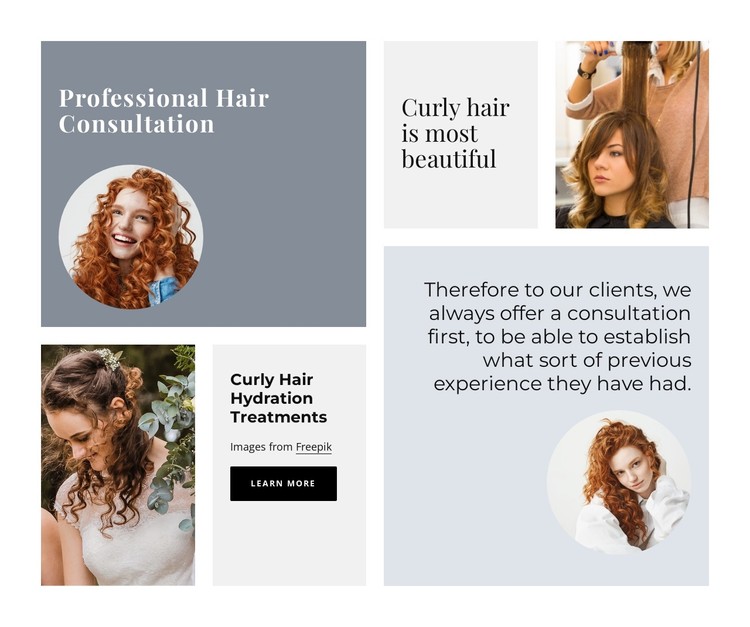 Professional hair consultation Static Site Generator